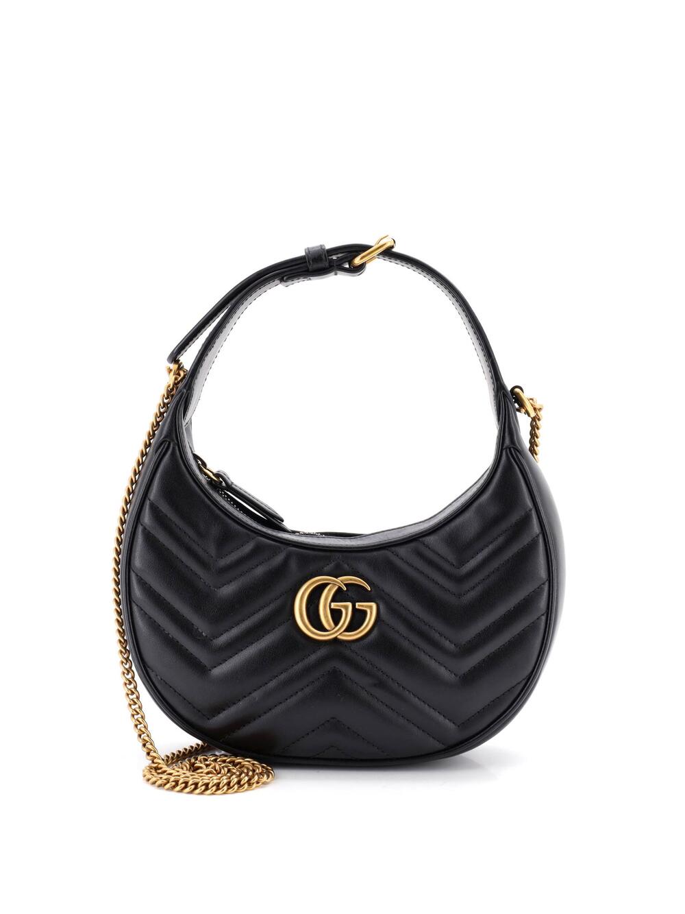 Gucci Gg Marmont Half Moon Hobo #348223G14B
